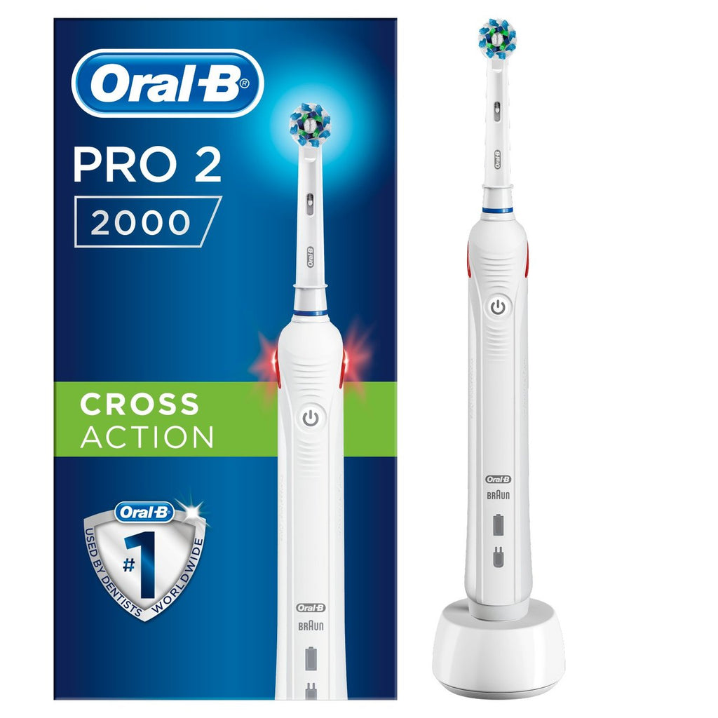 Atticus marionet Televisie kijken Oral-B Pro 2 (2000) CrossAction Electric Rechargeable Toothbrush | British  Online
