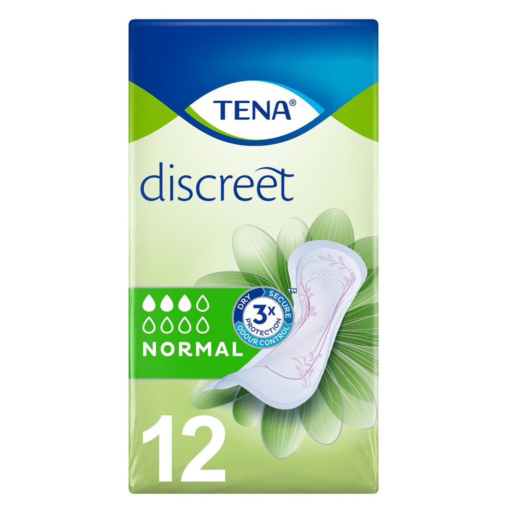 TENA Discreet Normal  Discreet & secure incontinence pads for women