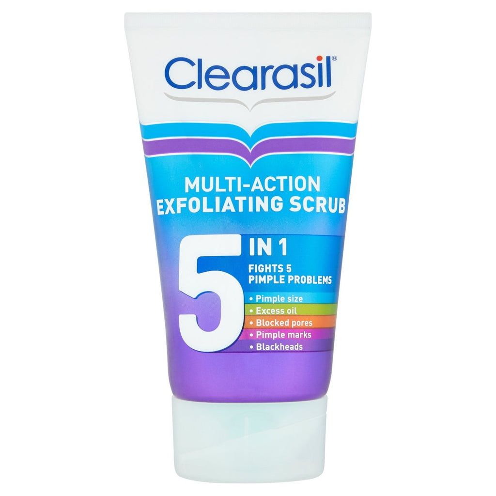 Clearasil Multi-Action 5 in Face Scrub 150ml British