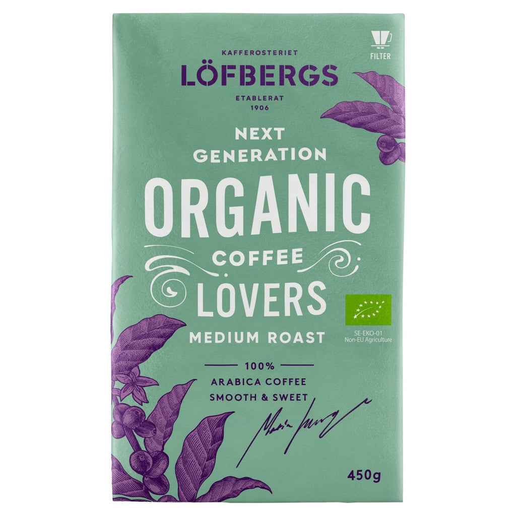 Vend tilbage atlet Præfiks Lofbergs Coffee Lovers Organic Medium Roast Ground Coffee 450g | British  Online