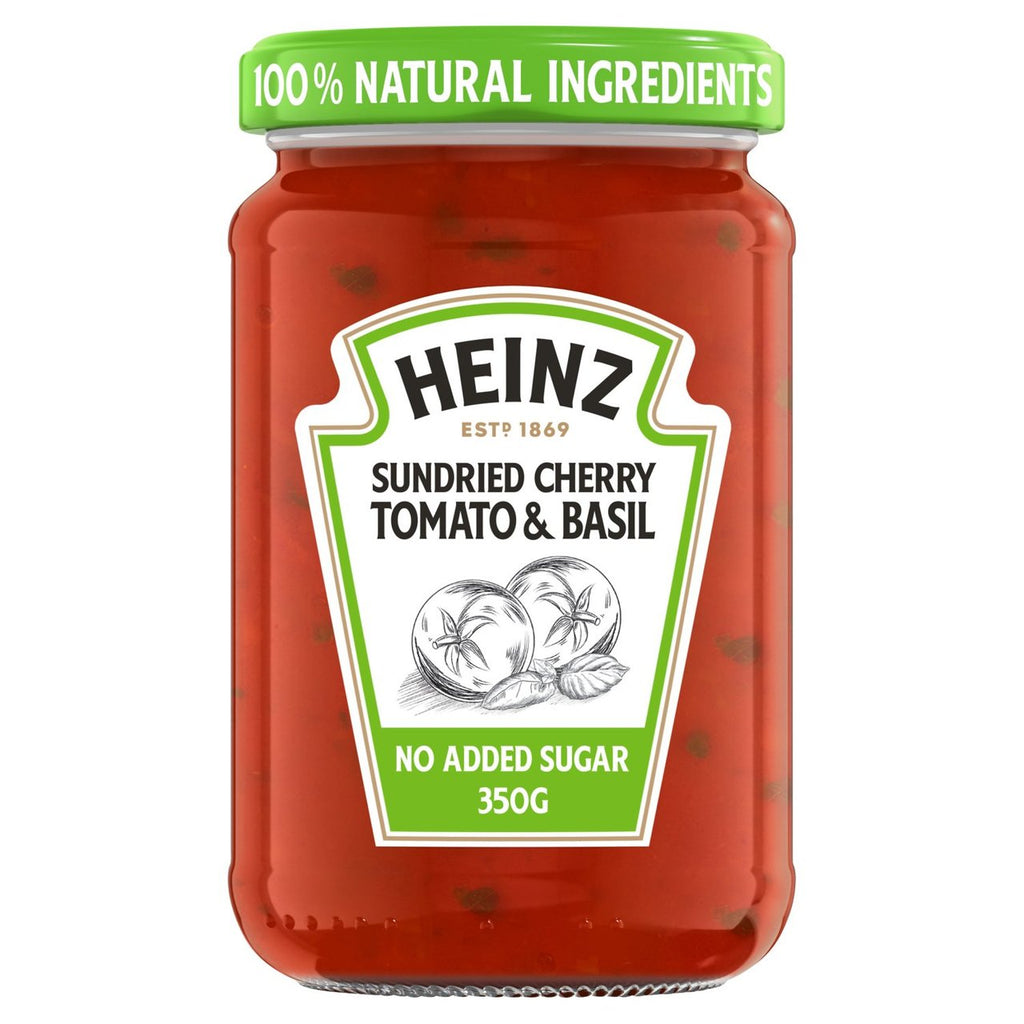 Heinz Cherry Tomato Basil Pasta Sauce 350g British Online