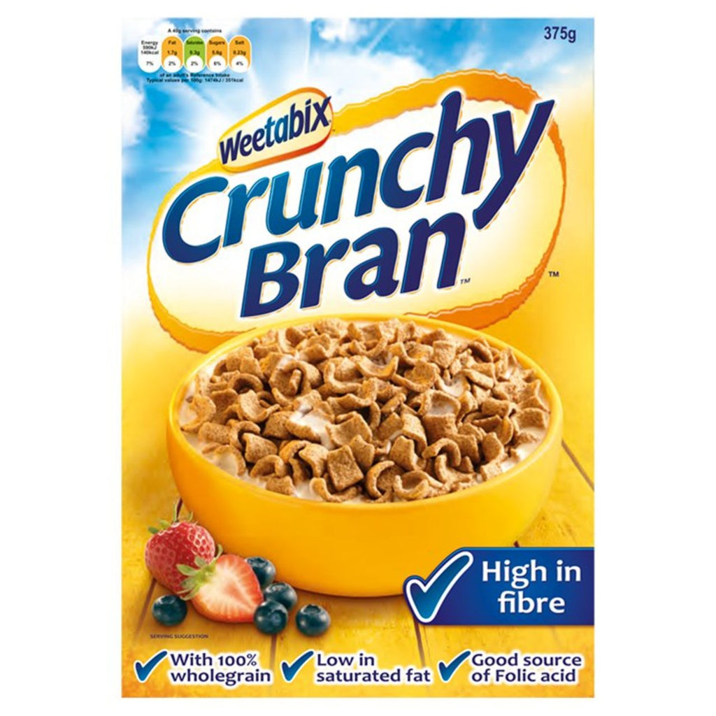 Weetabix Crunchy Bran Cereal 375g, British Online