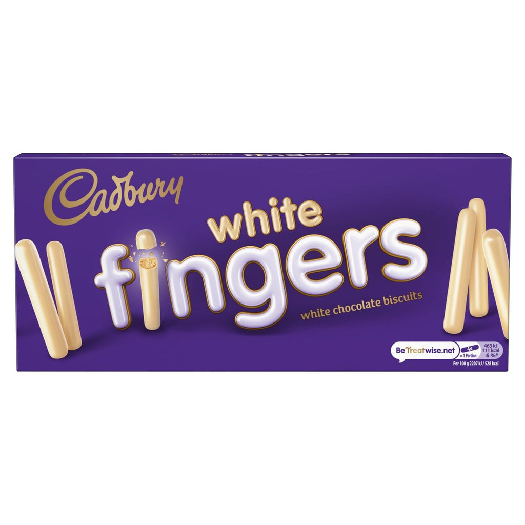 White chocolate outlet fingers