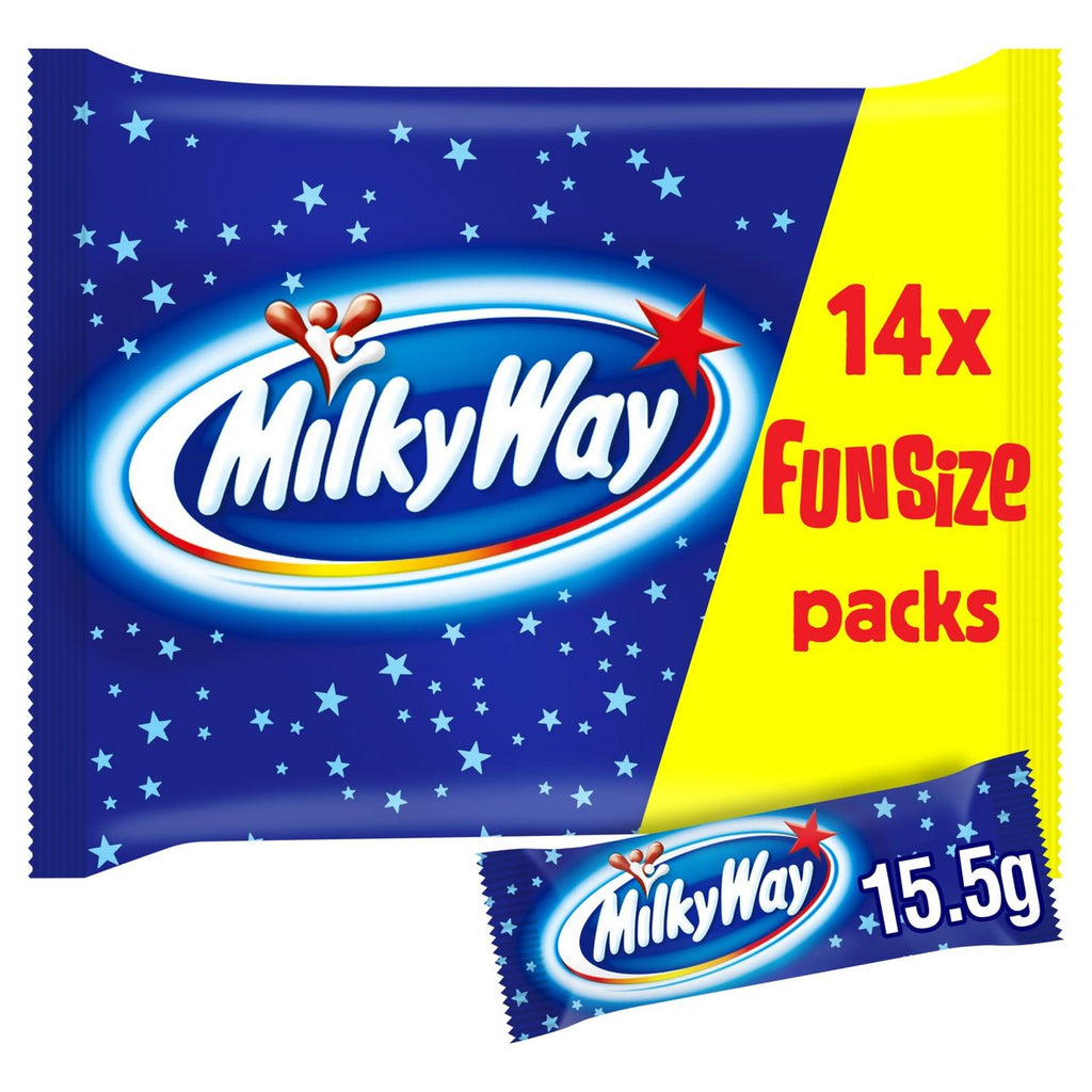 MILKY WAY Milk Chocolate Minis Candy Bars, 2.64 oz Peg Bag