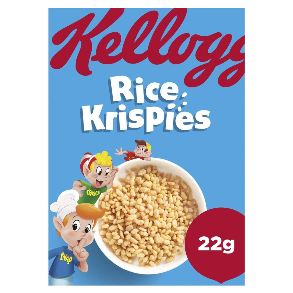 Céréales Kellogg's Rice Krispies 340 Gr Lait Déjeuner Riz Soufflé Pack