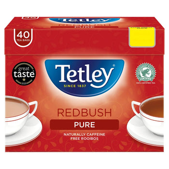 Sacs de thé Tetley Redbush 40 par paquet