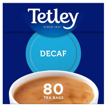 Sachets de thé décaféinés Tetley 80 par paquet