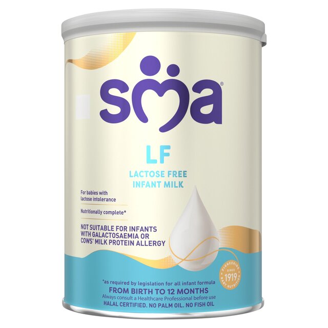 Formule sans lactose SMA de la naissance 400g