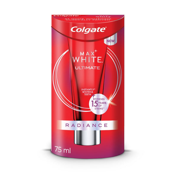 Colgate Max White Ultimate Radiance Whitening Toothpaste 75ml | British  Online