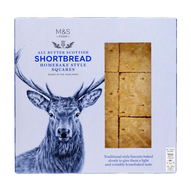 M&S Scottish All Butter Shortbread Squares 200g