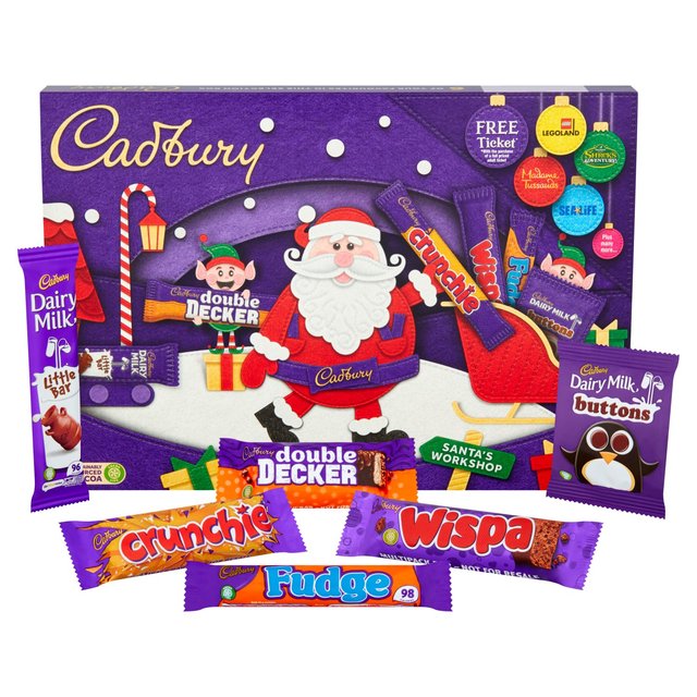 Cadbury Chocolate Medium Medium Weihnachten Auswahlbox 150g