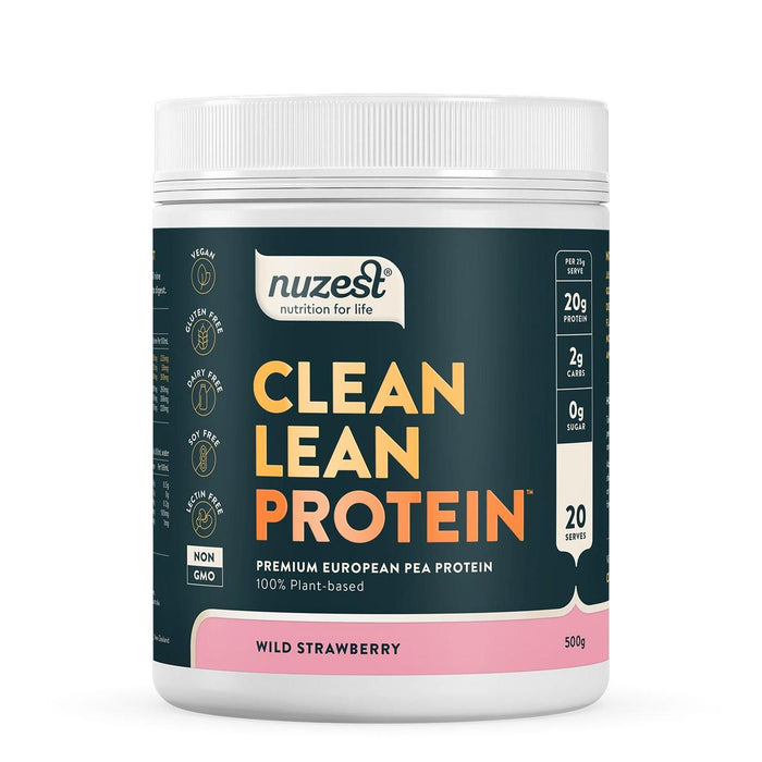 Nuzest Wild Strawberry Clean Mager Proteinpulver 500 g