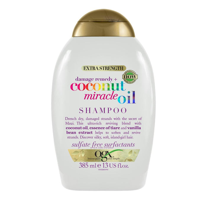 enkelt ler appel OGX Extra Coconut Oil Shampoo 385ml | British Online | British Essentials