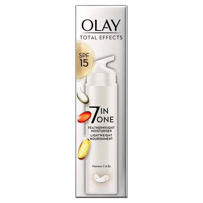 Olay Total Effects Federgewicht 7 in 1 -Tage -Creme SPF15 50 ml