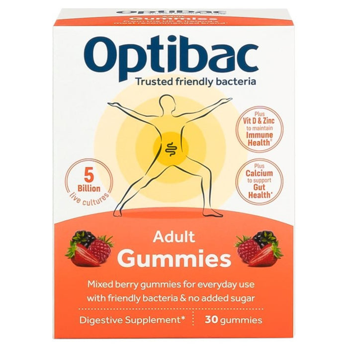 Optibac Probiotics Adult Gummies 30 per pack