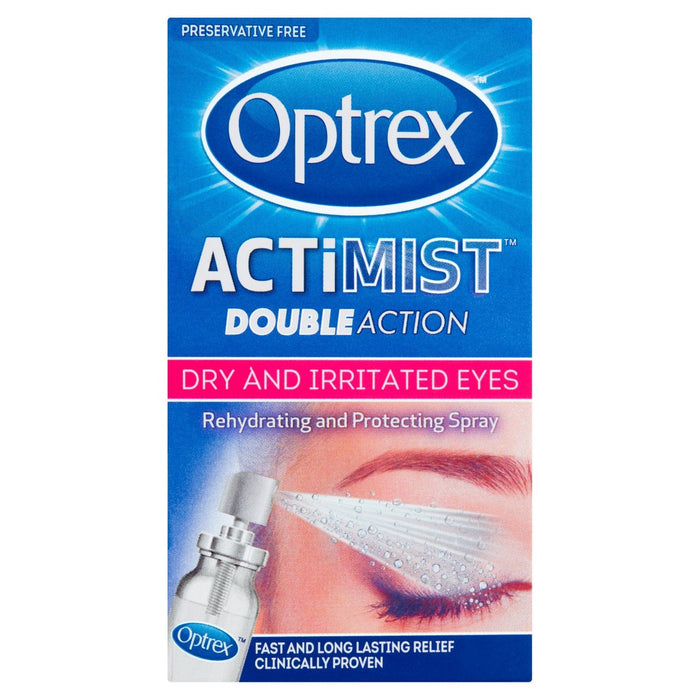 OPTREX Actimist Double Action Rehydrating und Schutzspray 10 ml