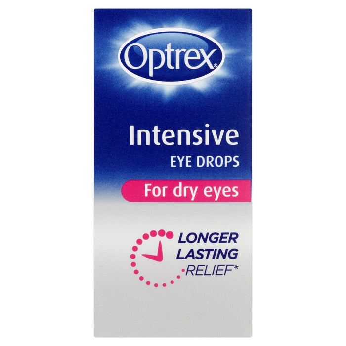 Gouttes oculaires intensives d'Optrex 10 ml