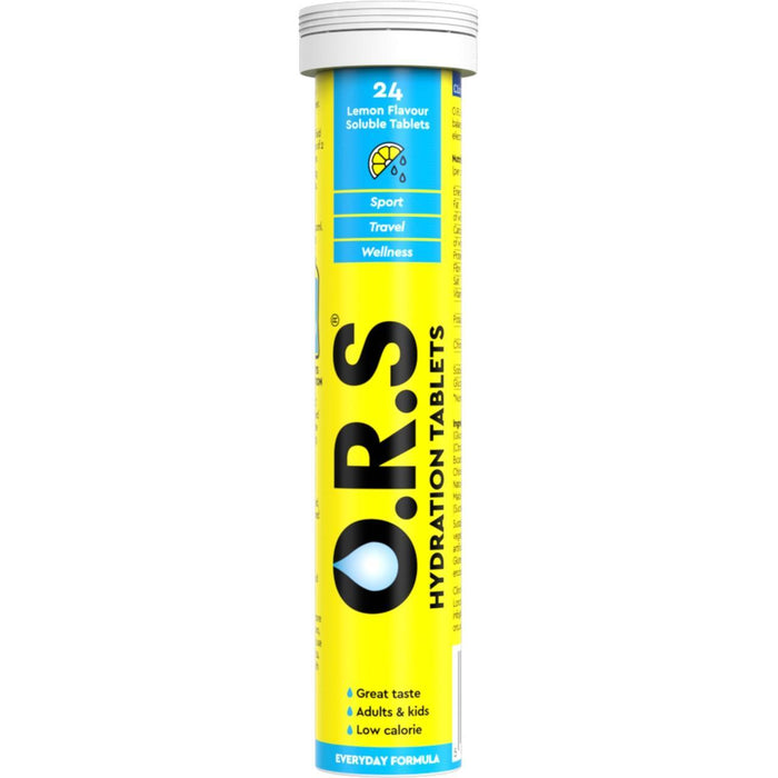 Comprimés d'hydratation de citron O.R.S 24 par paquet