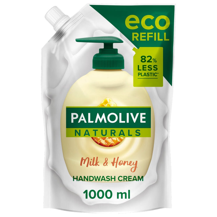 Palmolive Milk & Honey Liquid Liquid Hand Soap Doy Pack 1L