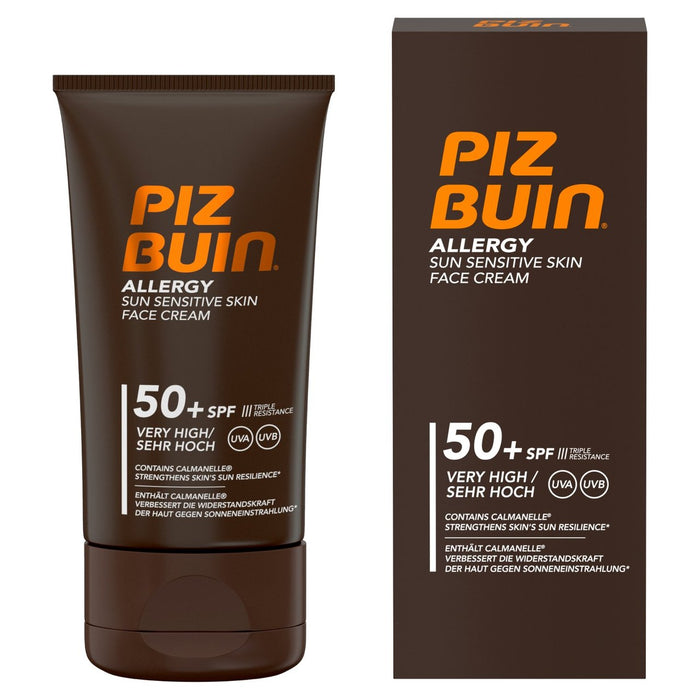 Piz Buin Sensitive SPF 50 Face Sun Cream 50ml