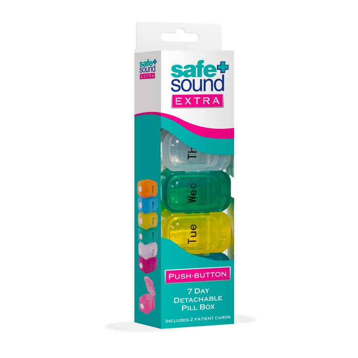 Safe & Sound 7 -Tage -Pop -Pill -Box