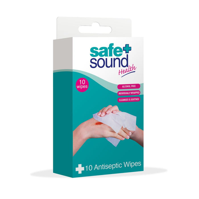Safe & Sound Antiseptic Wipes 10 per pack