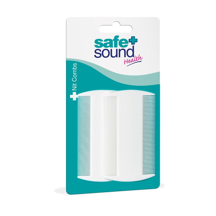 Safe & Sound NIT Combs 2 por paquete