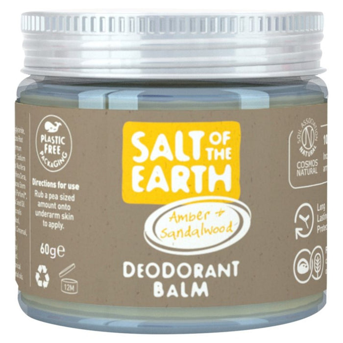 Salt de la Tierra Amber y Sandalwood Natural Deodorant Balm 60G