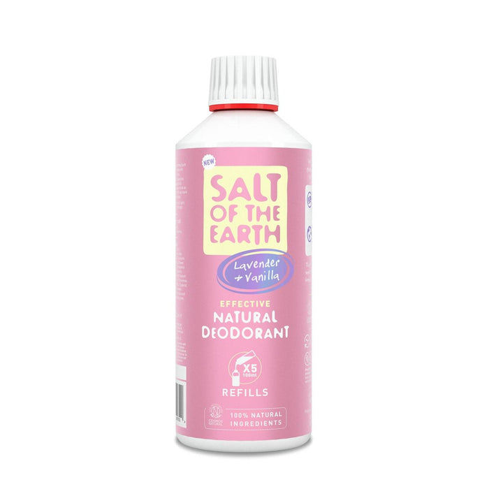 Salt de la Tierra Lavender y vainilla Desglino de desodorante Natural Recarga 500ml