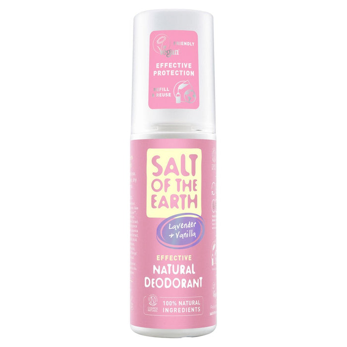 Salz des Erdspray Deodorant Lavendel & Vanille 100 ml