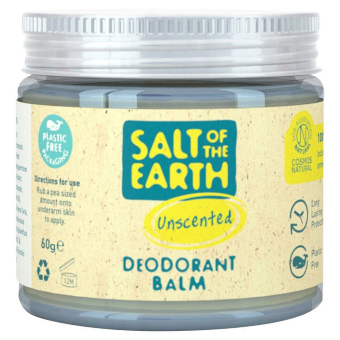 Sal de la tierra Bálsamo de desodorante natural sin perfume 60g