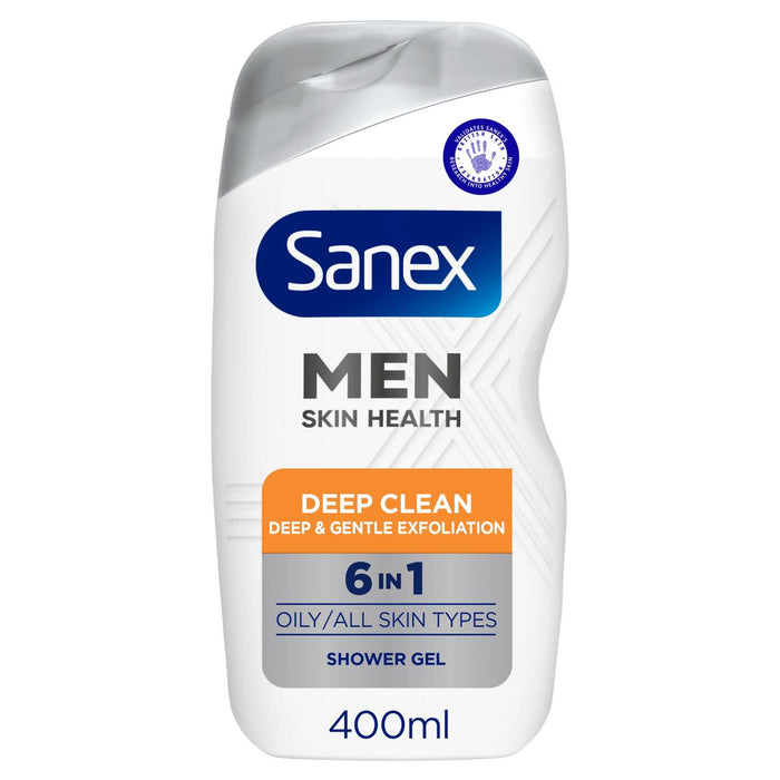Sanex Männer haut Gesundheit tief sauberer Duschgel 400 ml