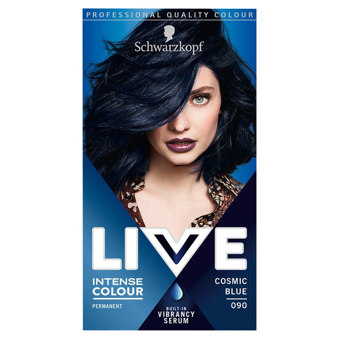 Schwarzkopf Live Cosmic Blue 90 Tinte de cabello permanente 142ml