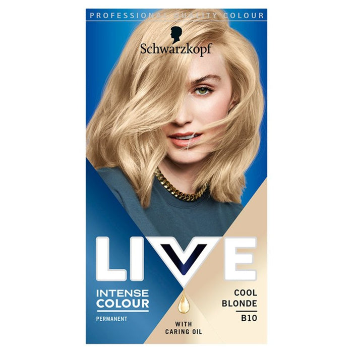 Schwarzkopf Live Intense B10 Cool Blonde Permanent Hair Dye
