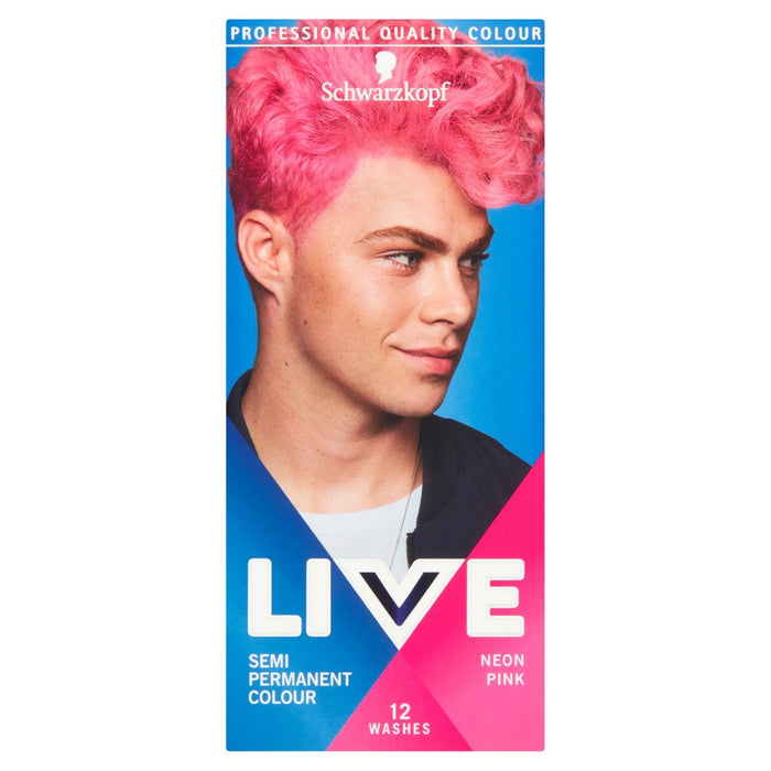 Schwarzkopf Live Men 093 Neon Pink Semi Permanent Hair Dye