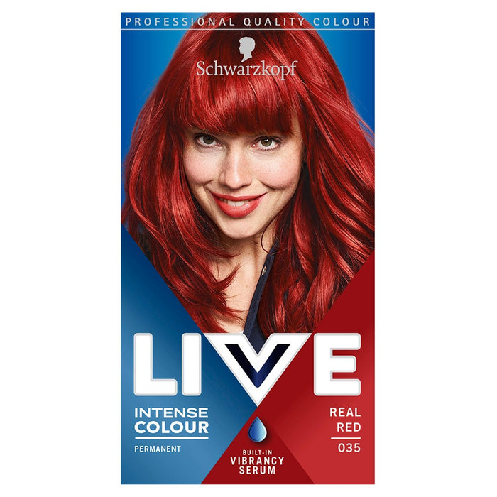Schwarzkopf Live Real Red 35 Dye capillaire permanente 142 ml