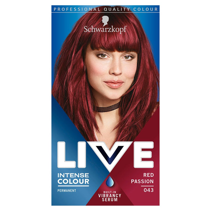 Schwarzkopf Live Red Passion 43 Tinte de cabello permanente