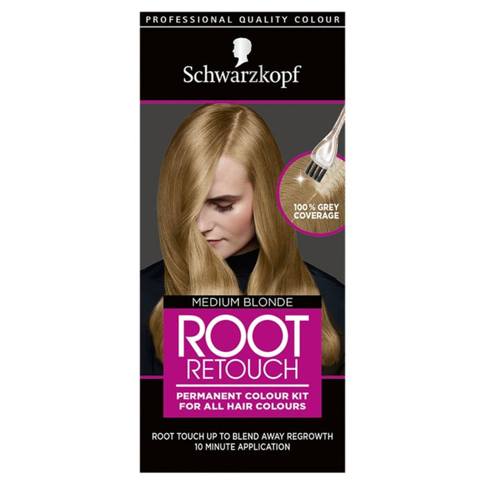Schwarzkopf Kit de raíz Rubio medio rubio permanente cabello