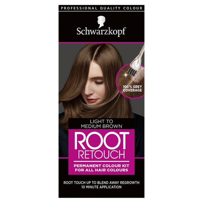 Schwarzkopf Wurzelkit mittelbrauner permanenter Haarfarbstoff