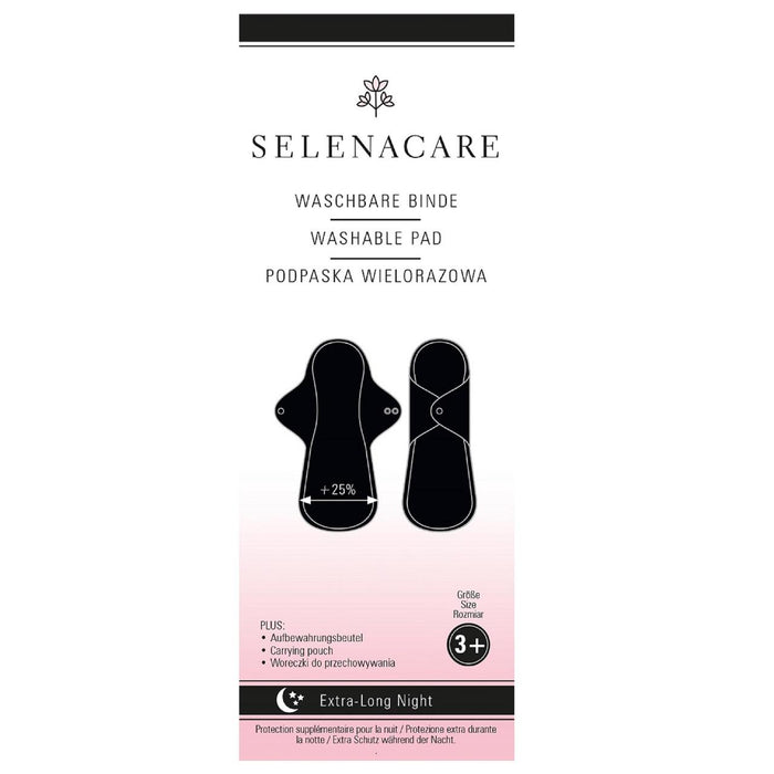 Selenacare washable menstrual pad night extra long