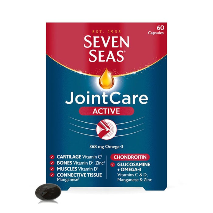 Seven Seas JointCare Active Glucosamine Omega-3 & Chondroitin 60 Caps