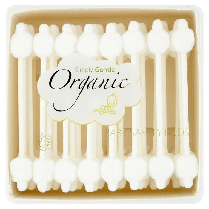 Simply Gentle Organic Cotton Baby Safety Buds 56 per pack
