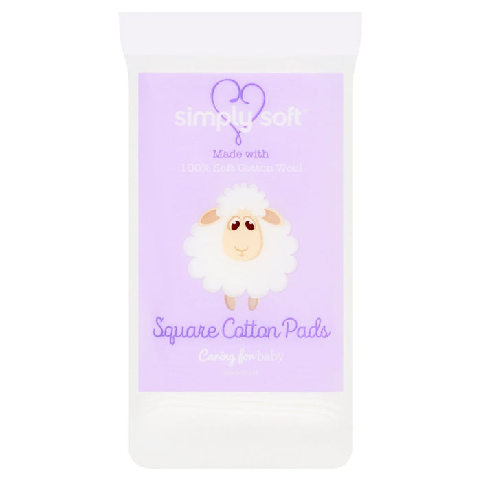 Simply Soft Baby Square Pads 50 per pack
