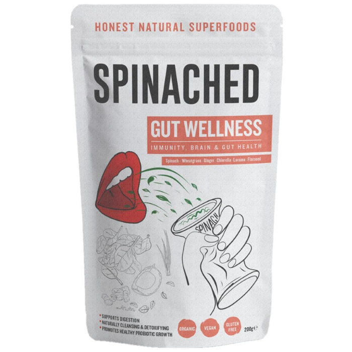 Spinached Organic Gut Wellness Probiotic Growth & Digestion Supplement 200g
