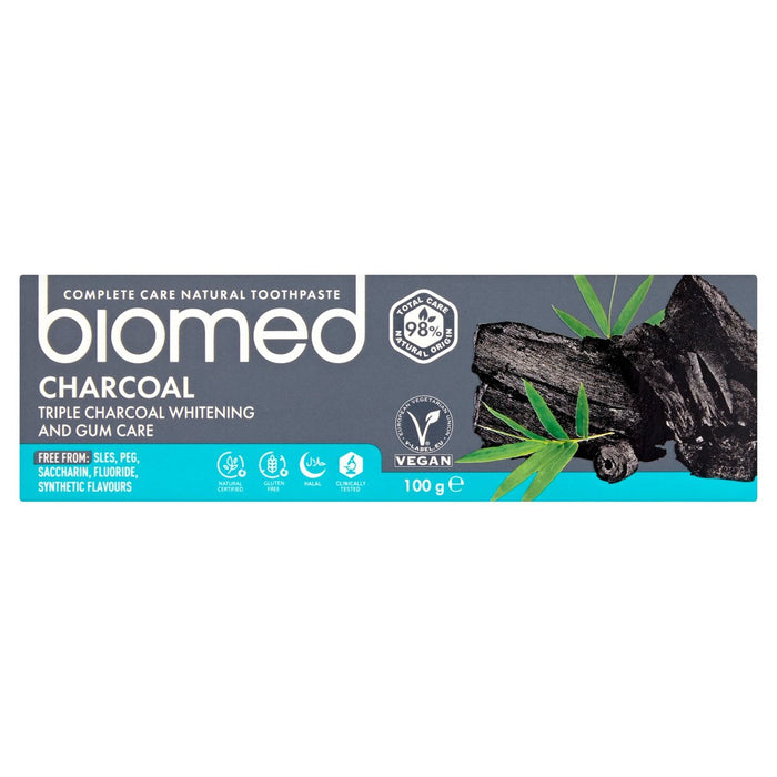 Pasta de dientes de carbón de carbón biominado