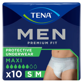 Tena Lady Silhouette Washable Incontinence Underwear Black Size S