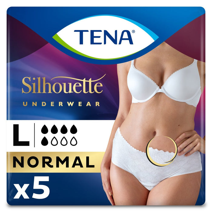 Tena Lady Silhouette Incontinence Pants Normal Large 5 per pack