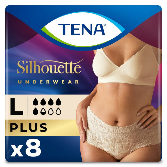 TENA Lady Pants Plus - Large - Pack of 8
