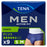 Pantalones de incontinencia de ajuste de ajuste activo de Tena Men Men más pequeños/ medianos 9 por paquete