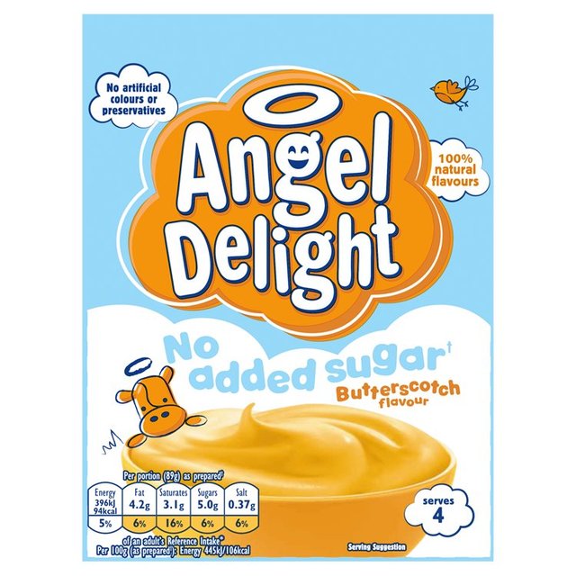 Angel Delight Butterscotch no agregado azúcar 47G